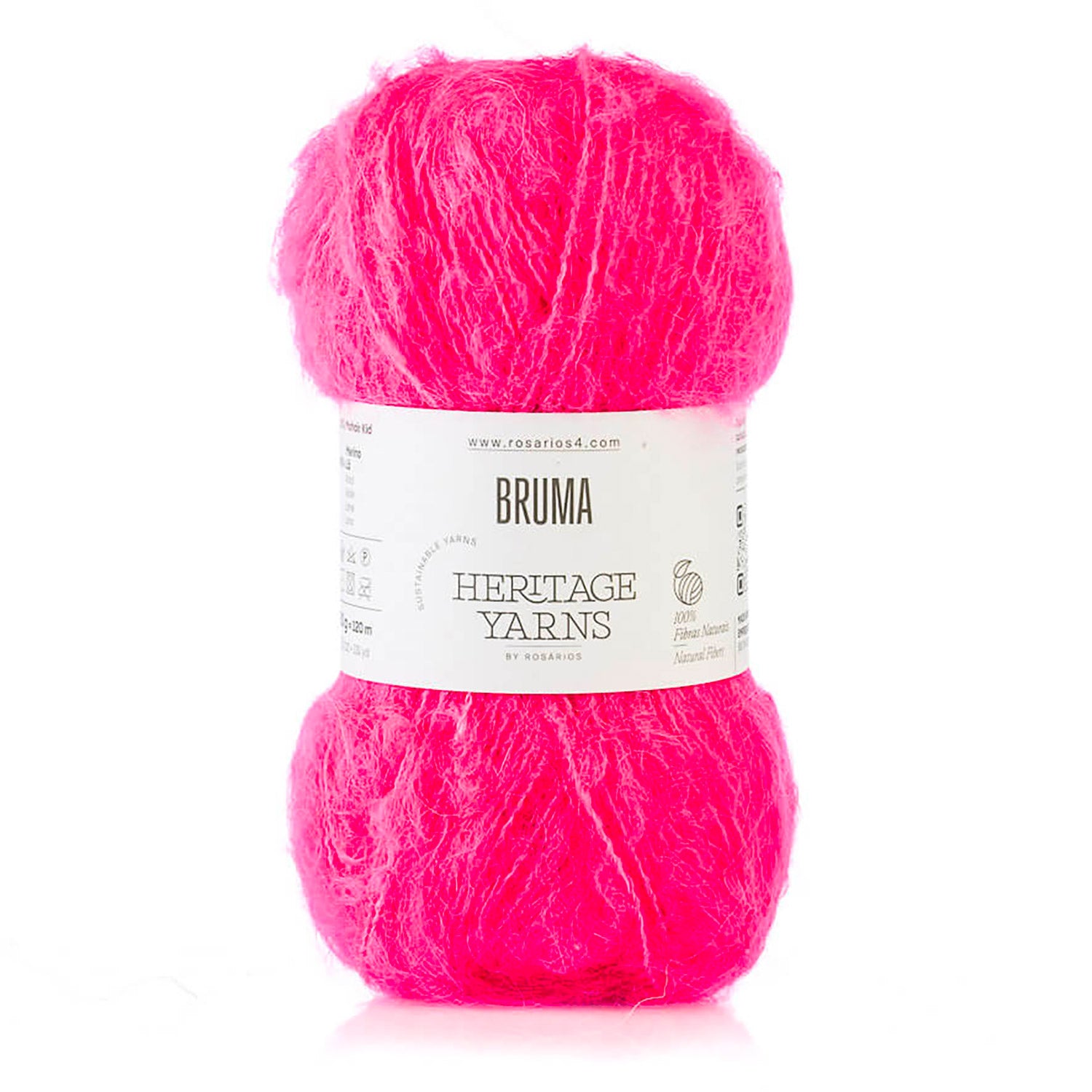 Pelote de Bruma de Rosários 4, coloris 23 Fuchsia