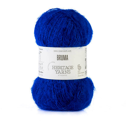 Pelote de Bruma de Rosários 4, coloris 27 Bleu Electrique