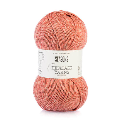 Pelote de Seasons de la gamme Heritage de Rosários4, coloris 07 Cannelle
