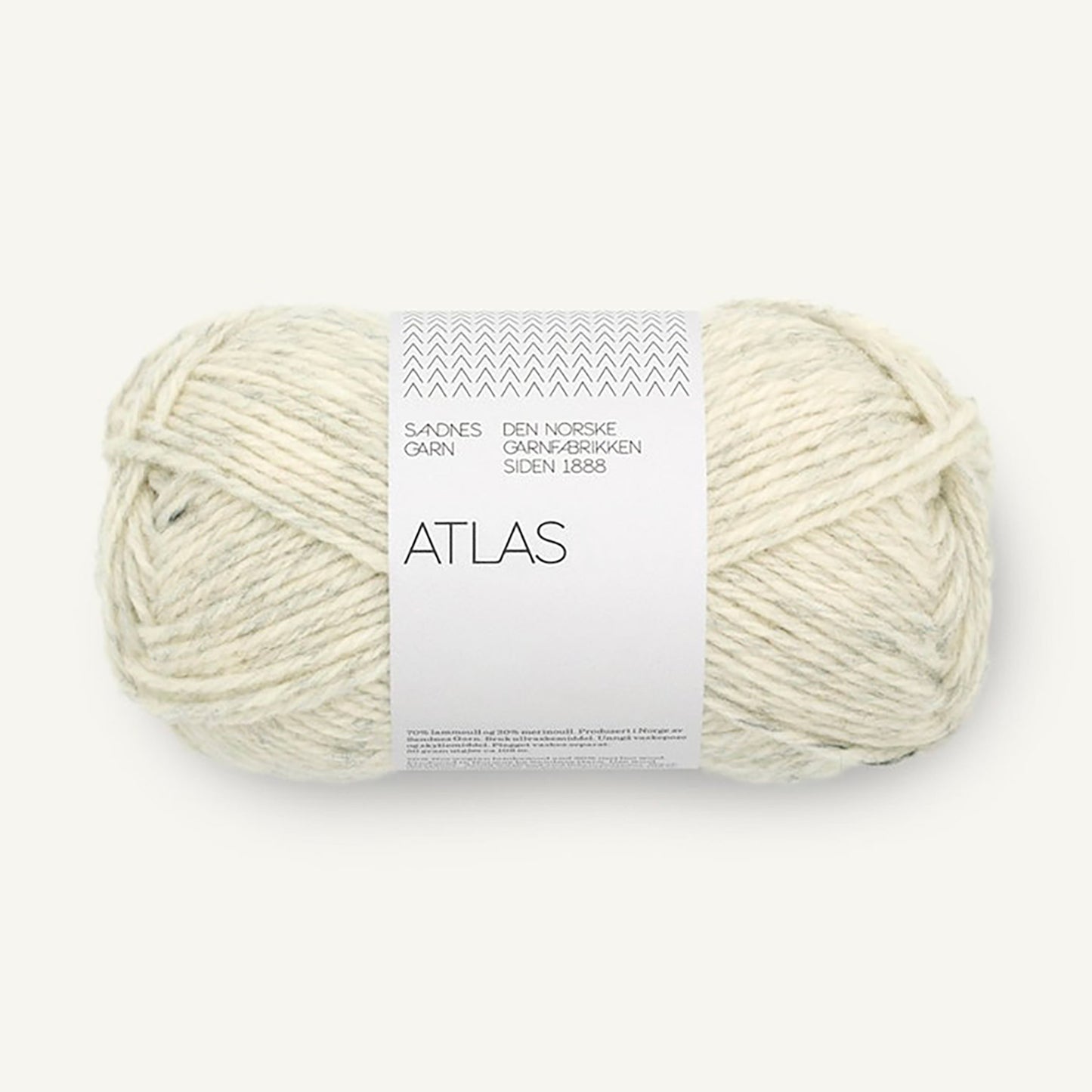 Pelote de Atlas de Sandnes Garn coloris 1021 Light Grey Mix