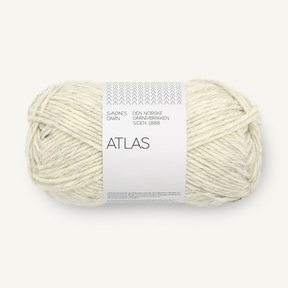 Pelote de Atlas de Sandnes Garn coloris 1021 Light Grey Mix