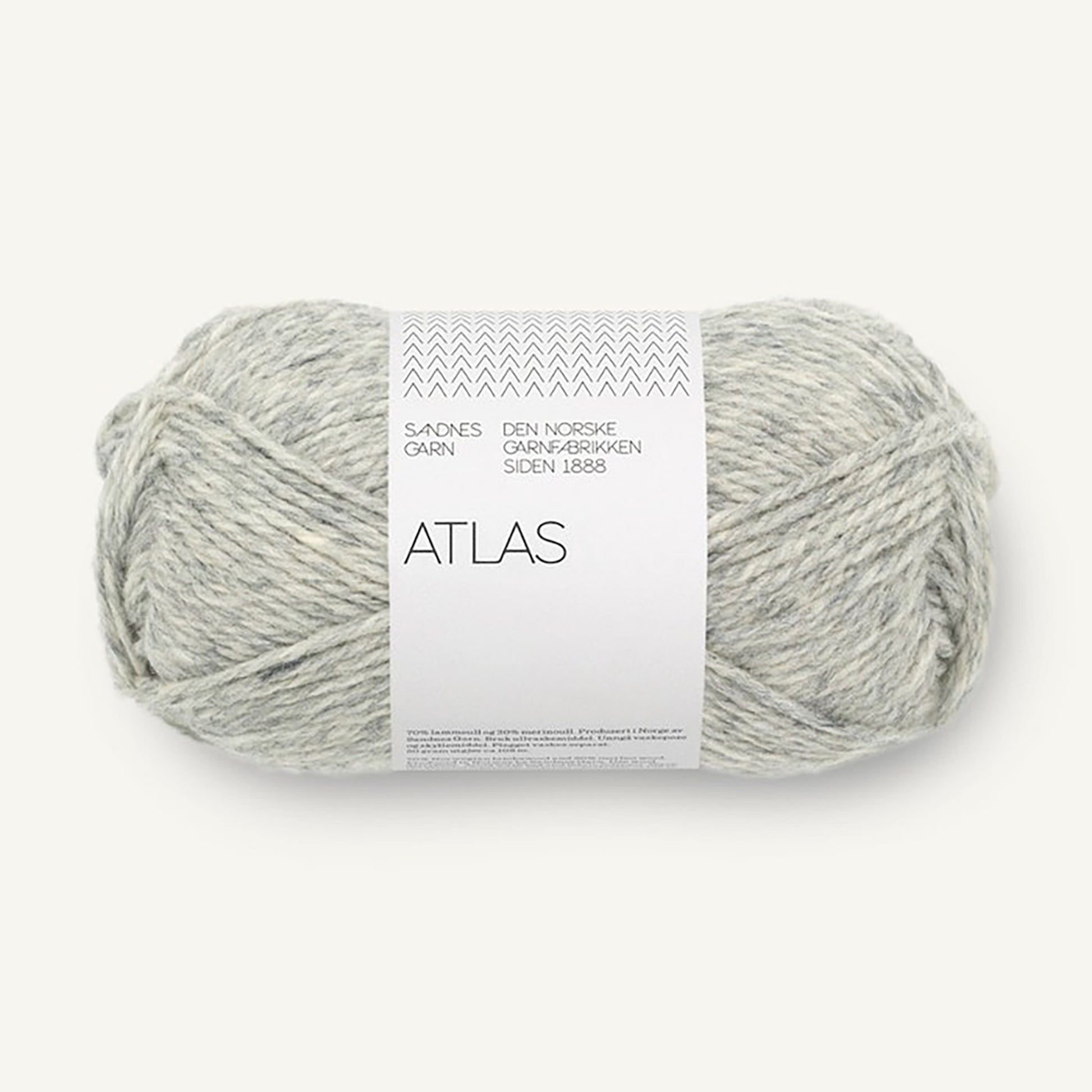 Pelote de Atlas de Sandnes Garn coloris Grey Mix