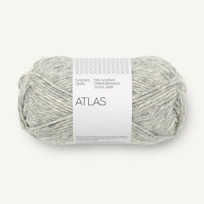 Pelote de Atlas de Sandnes Garn coloris Grey Mix