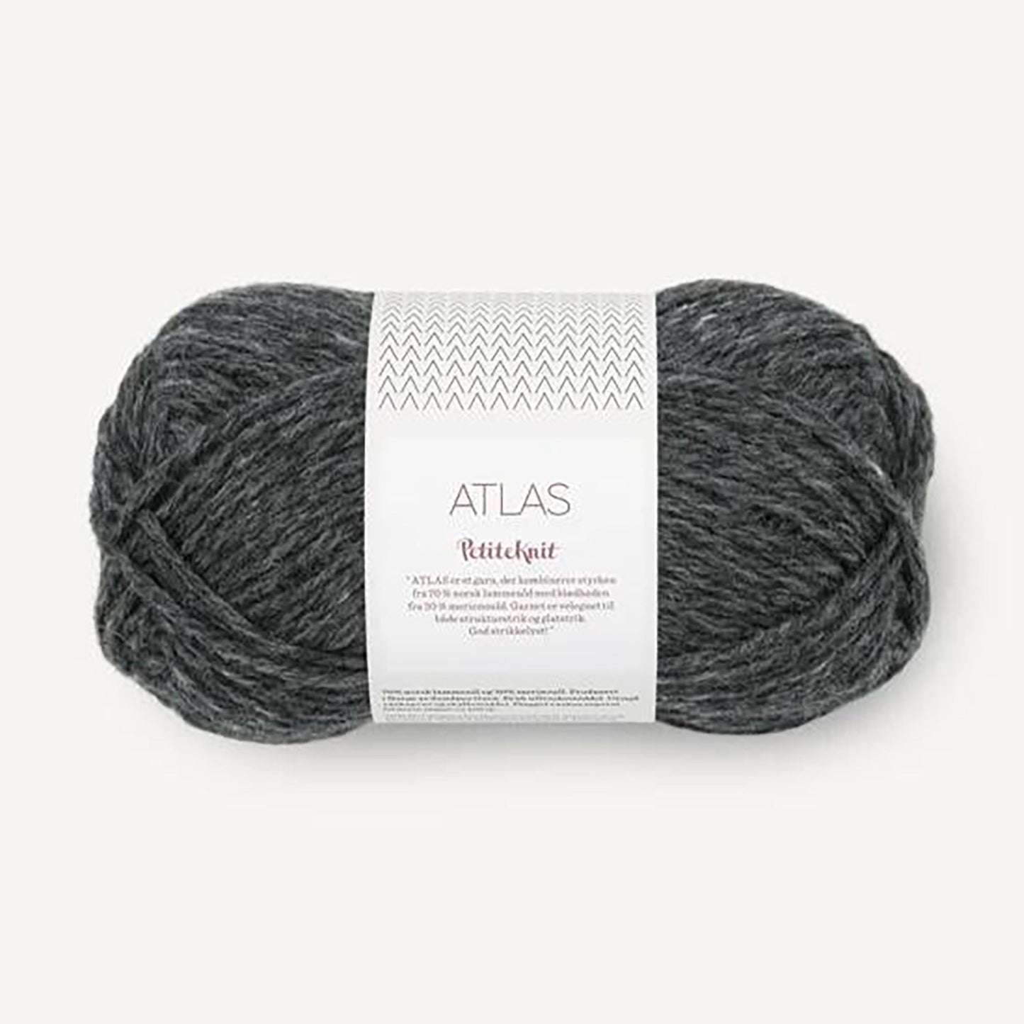 Pelote de Atlas de Sandnes Garn, collection Petite Knit, coloris 1070 Charcoal Heather