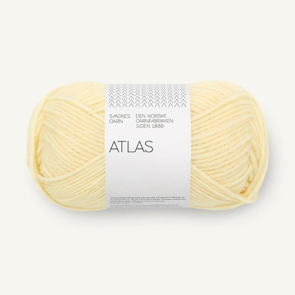 Pelote de Atlas de Sandnes Garn coloris 2001 Butter Yellow