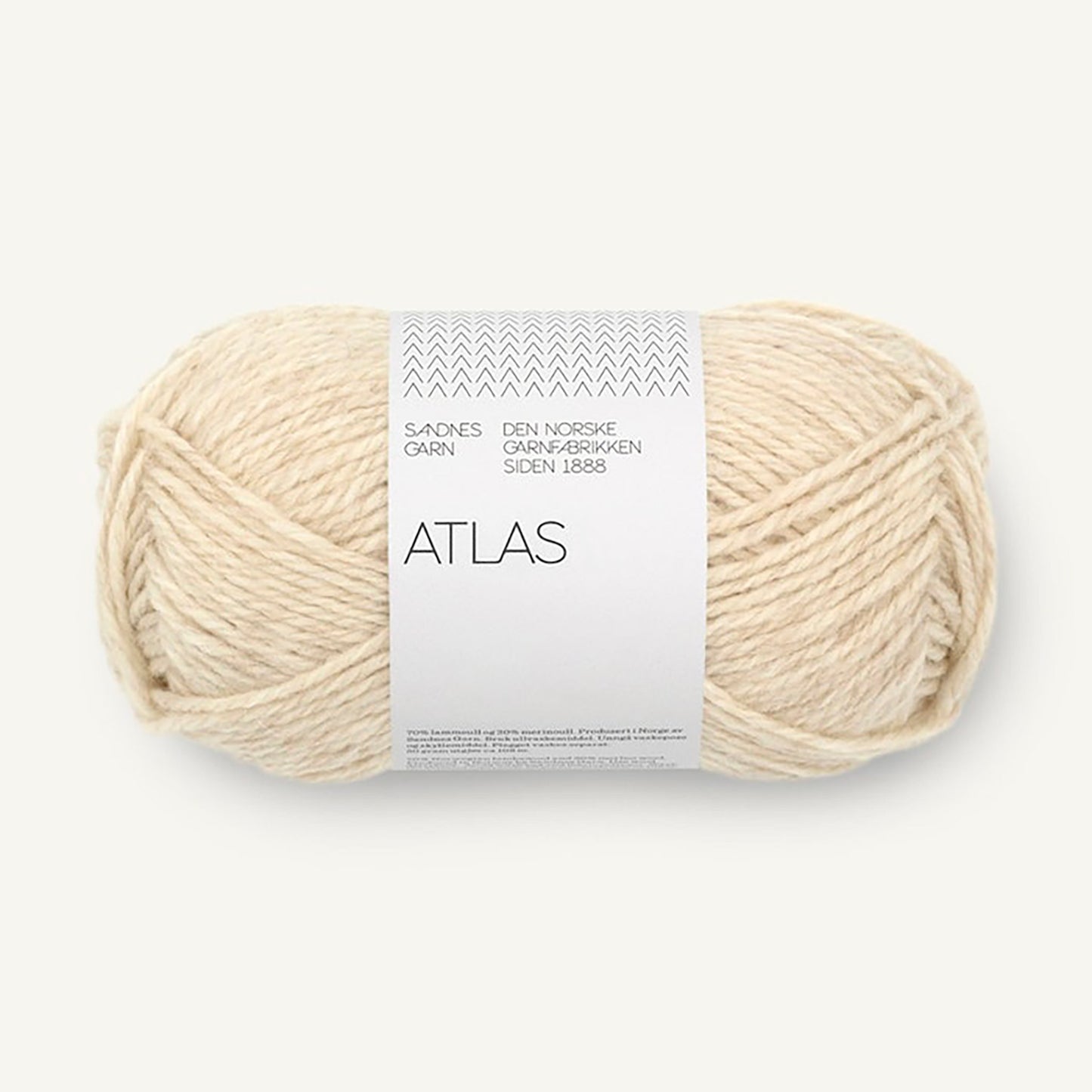 Pelote de Atlas de Sandnes Garn coloris 2641 Natural Mix