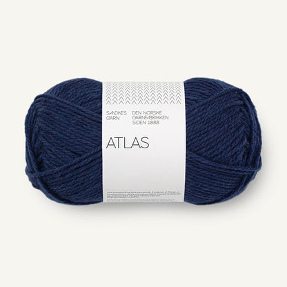 Pelote de Atlas de Sandnes Garn coloris 5575 Marine