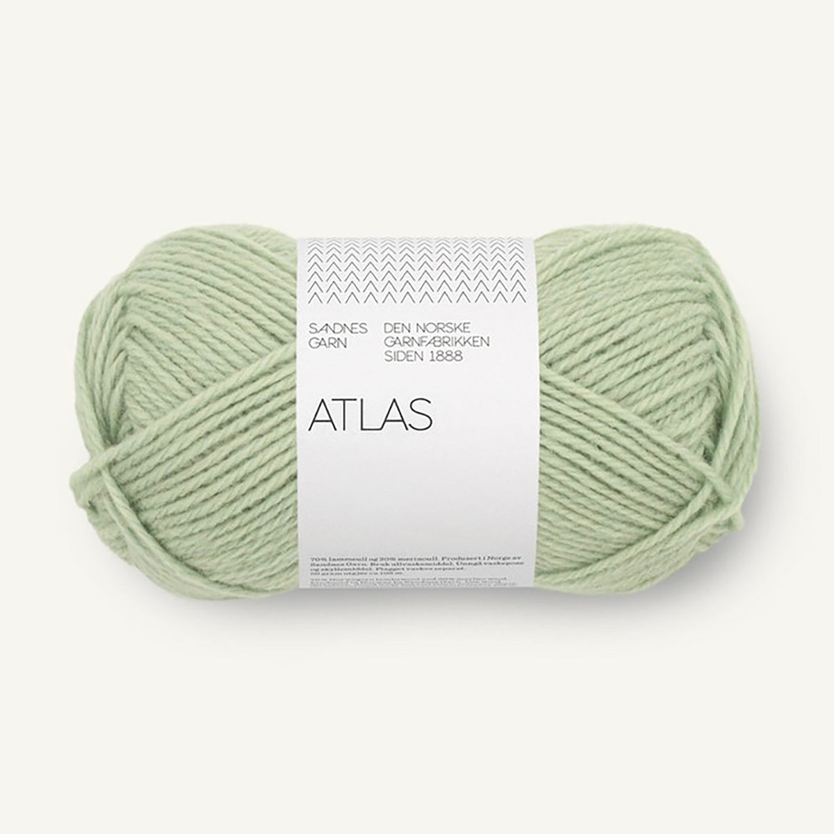 Pelote de Atlas de Sandnes Garn coloris 8521 Dusty Light Green