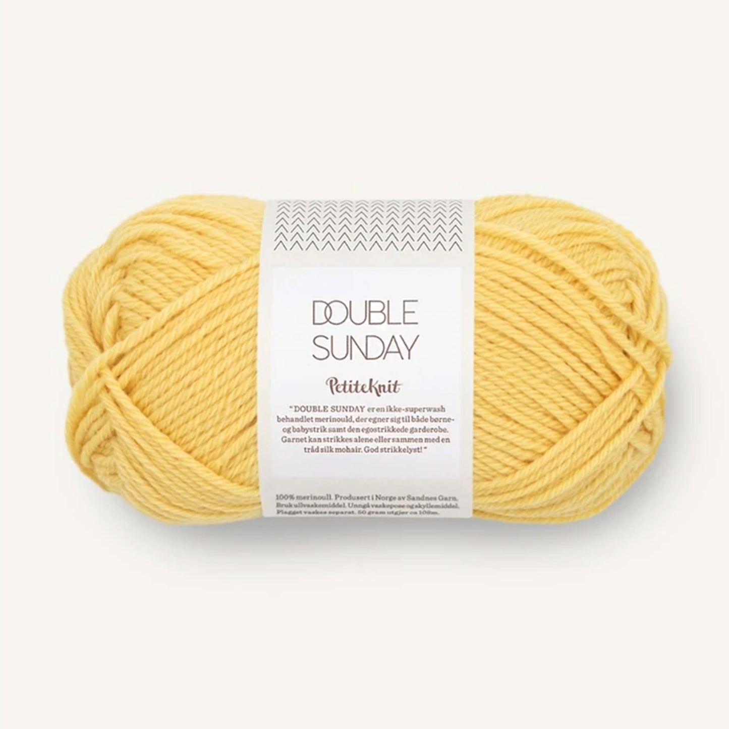 Pelote de Double Sunday de Sandnes Garn, collection PetiteKnit, coloris 2013 Pineapple