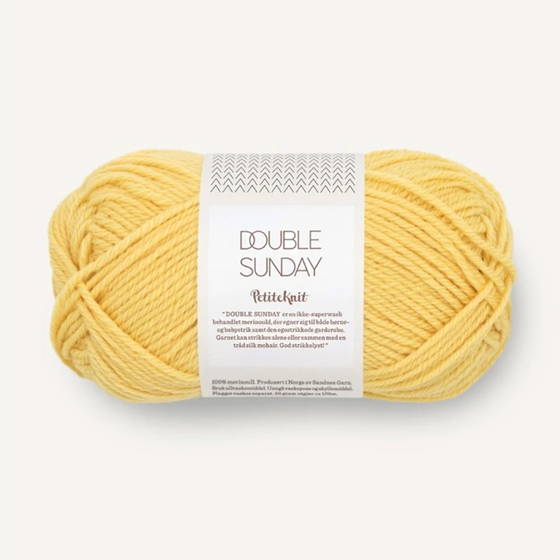 Pelote de Double Sunday de Sandnes Garn, collection PetiteKnit, coloris 2013 Pineapple