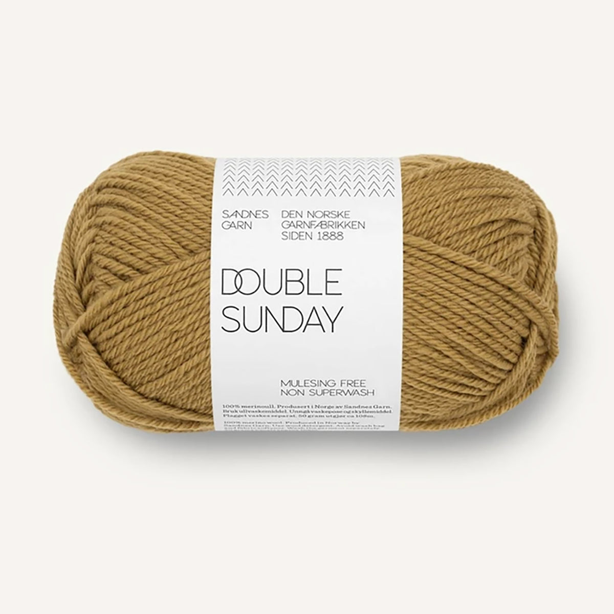 Pelote de Double Sunday de Sandnes Garn, coloris 2152 Vintage Gold