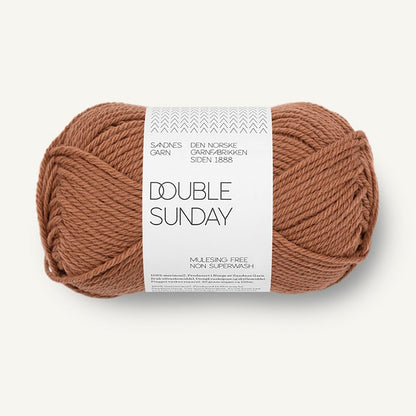 Pelote de Double Sunday de Sandnes Garn, coloris 3052 Pecan Brown