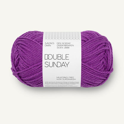Pelote de Double Sunday de Sandnes Garn, coloris 5045 Plum