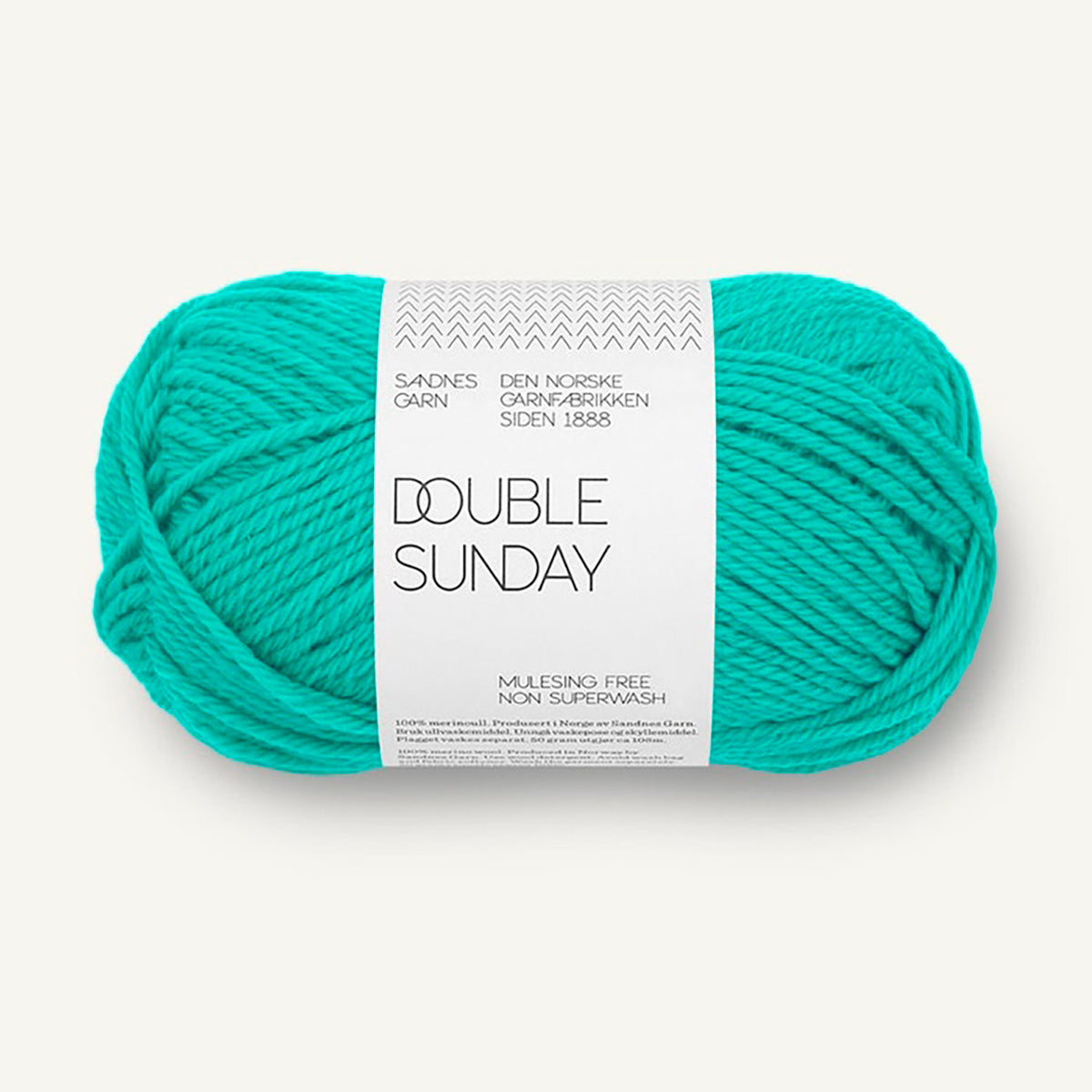 Pelote de Double Sunday de Sandnes Garn, coloris 7526 Spectra Green