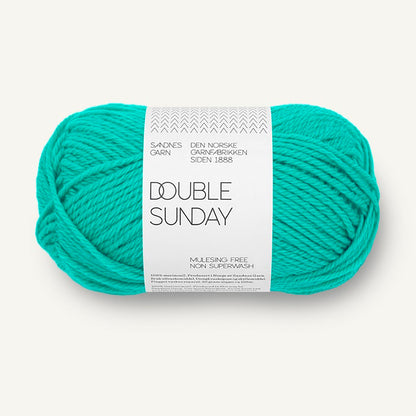 Pelote de Double Sunday de Sandnes Garn, coloris 7526 Spectra Green