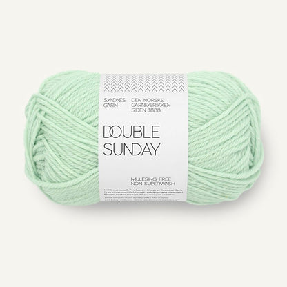 Pelote de Double Sunday de Sandnes Garn, coloris 7911 Mint Green