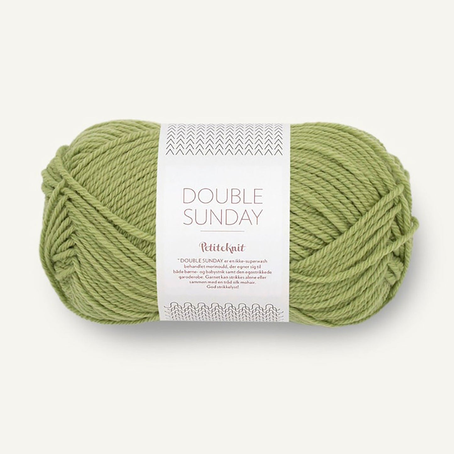 Pelote de Double Sunday de Sandnes Garn, collection Petite Knit, coloris 9533 Green Tea