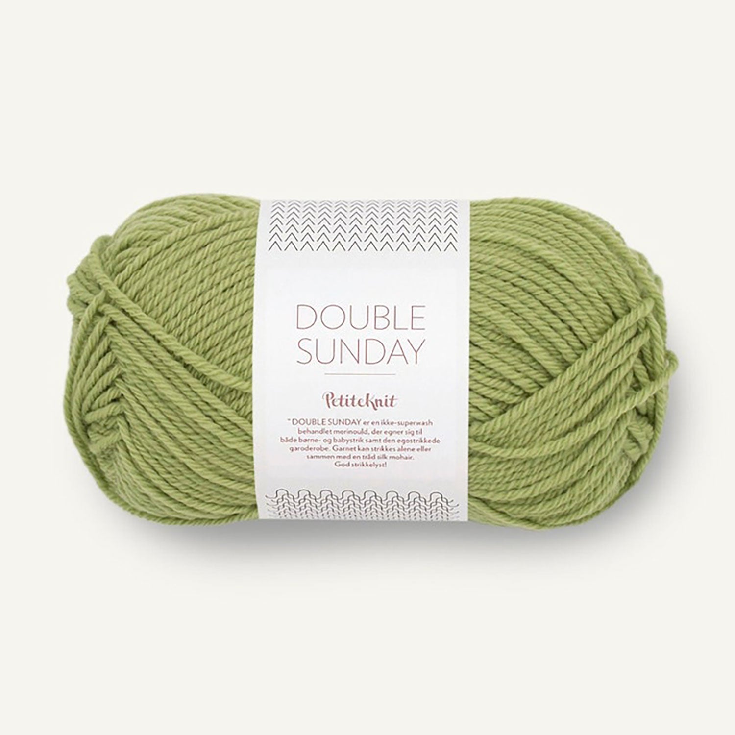 Pelote de Double Sunday de Sandnes Garn, collection Petite Knit, coloris 9533 Green Tea