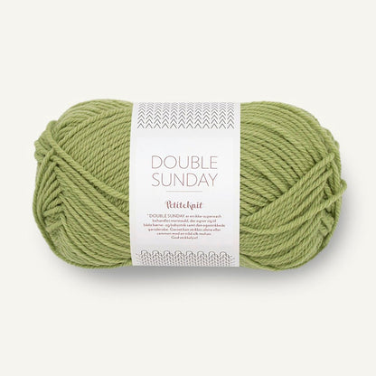 Pelote de Double Sunday de Sandnes Garn, collection Petite Knit, coloris 9533 Green Tea