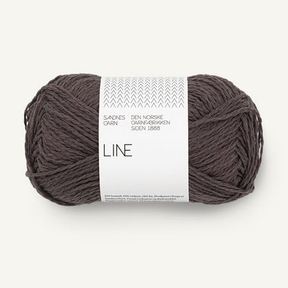 Pelote de Line de Sandnes Garn coloris 2581 After Dark