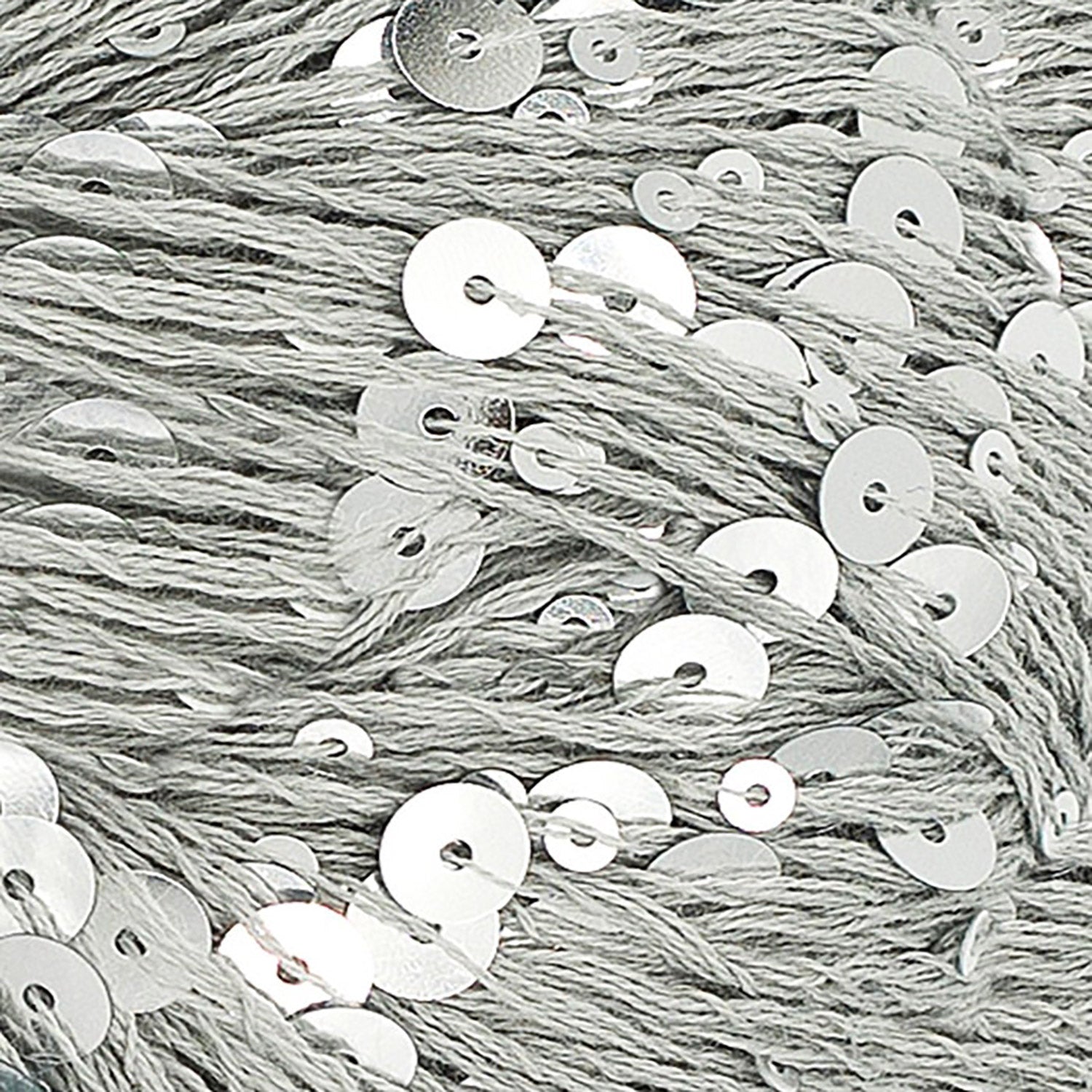 Fil à sequins Paljett de Sandnes Garn coloris 1120 Siver Spoon