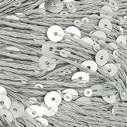 Fil à sequins Paljett de Sandnes Garn coloris 1120 Siver Spoon