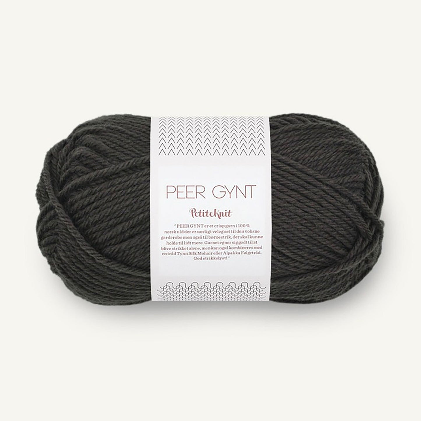 Pelote de Peer Gynt de Sandnes Garn coloris 3891 Dusty Black