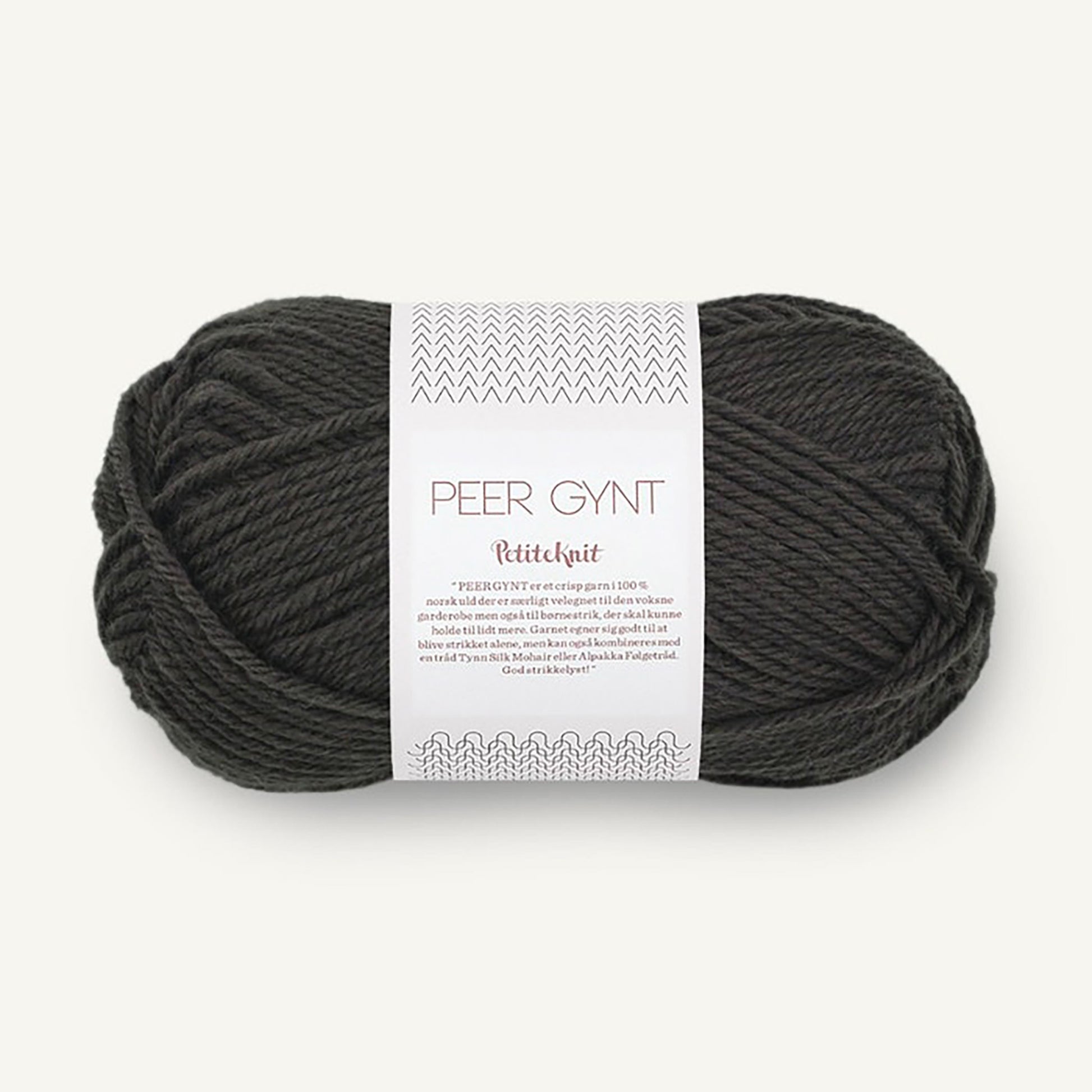 Pelote de Peer Gynt de Sandnes Garn coloris 3891 Dusty Black