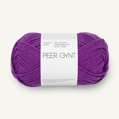 Pelote de Peer Gynt de Sandnes Garn coloris 5045 Plum