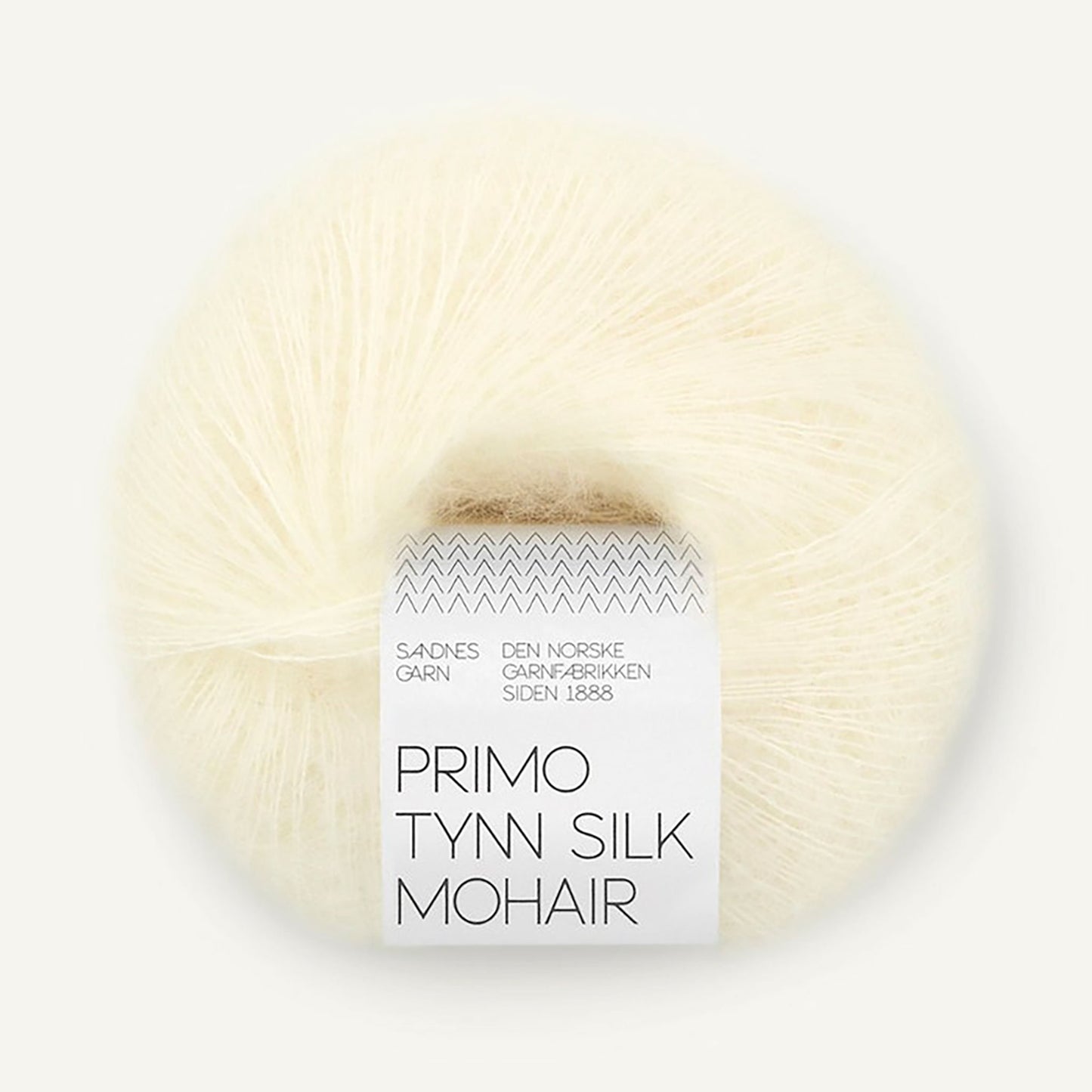 Pelote de Primo Tynn Silk Mohair de Sandnes Garn coloris 1012 Natur