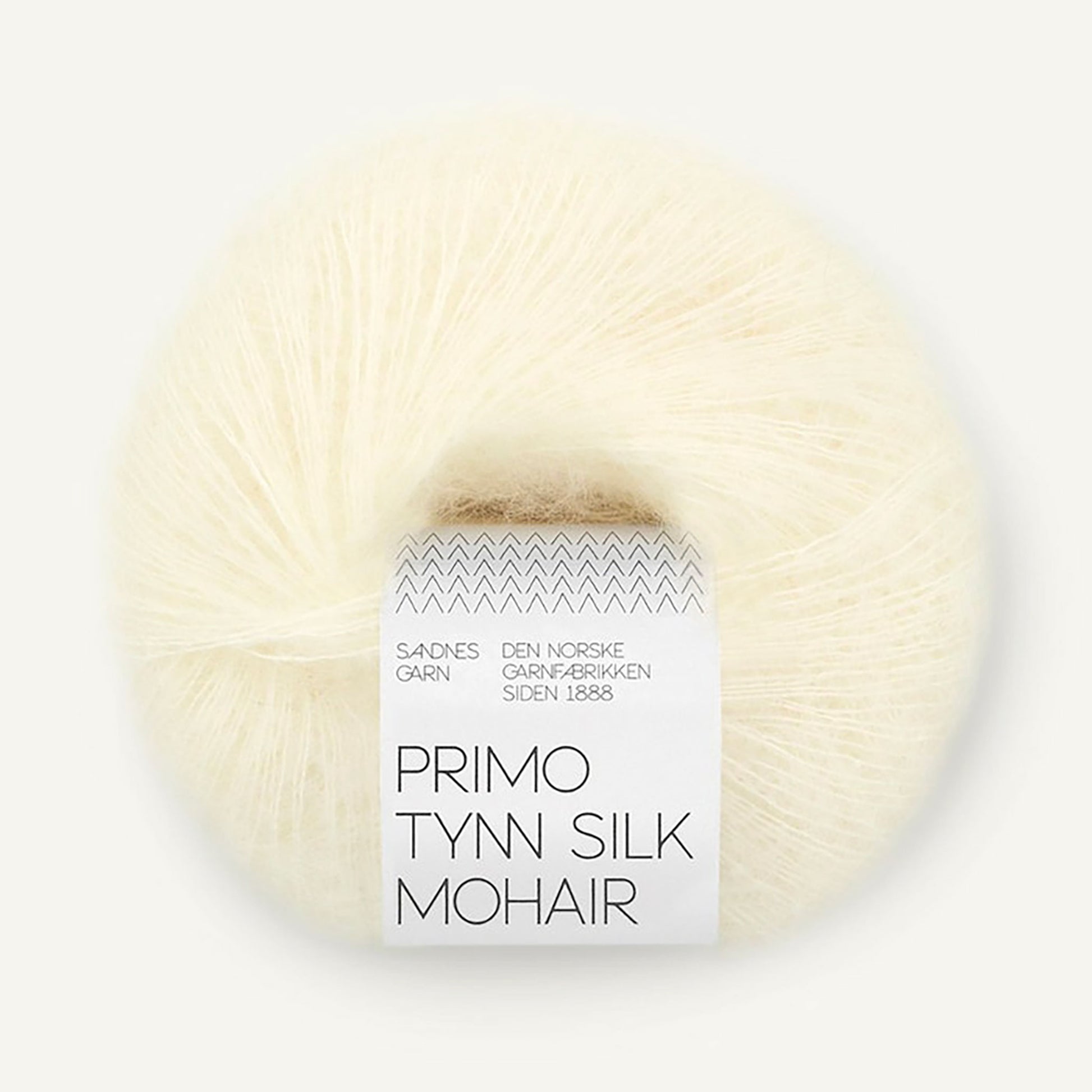 Pelote de Primo Tynn Silk Mohair de Sandnes Garn coloris 1012 Natur