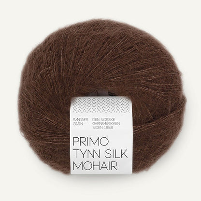 Pelote de Primo Tynn Silk Mohair de Sandnes Garn coloris 3091 Cacao Nibs