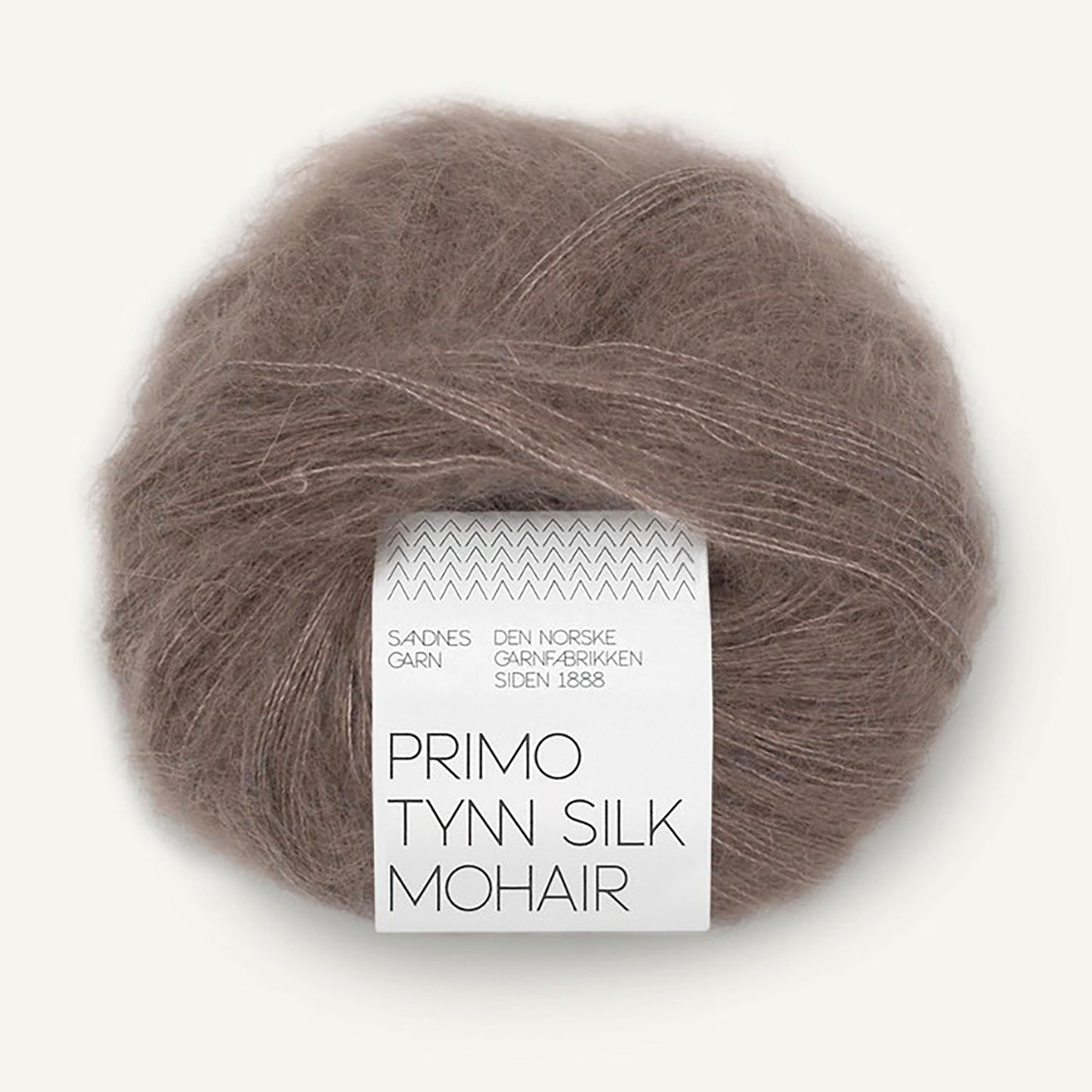 Pelote de Primo Tynn Silk Mohair de Sandnes Garn coloris 3161 Eikenøtt