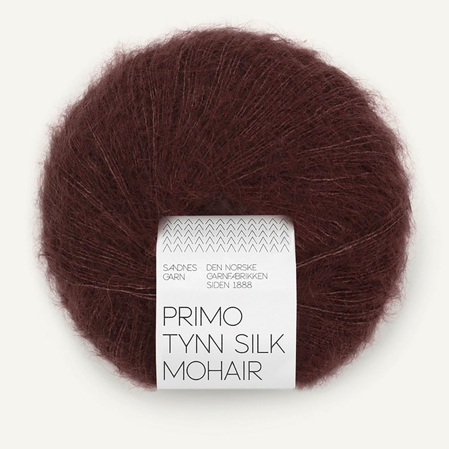 Pelote de Primo Tynn Silk Mohair de Sandnes Garn coloris 4381 Dark Fudge