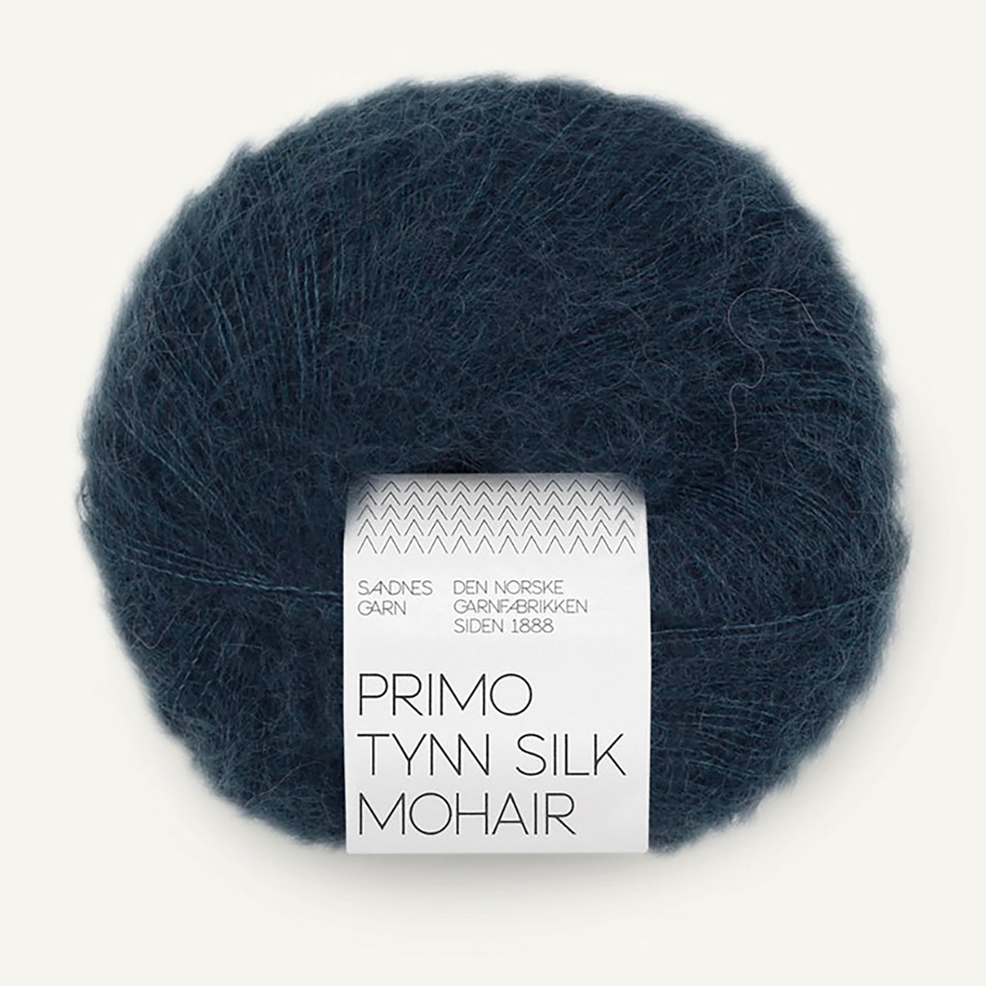 Pelote de Primo Tynn Silk Mohair de Sandnes Garn coloris 5581 Dyp Marine