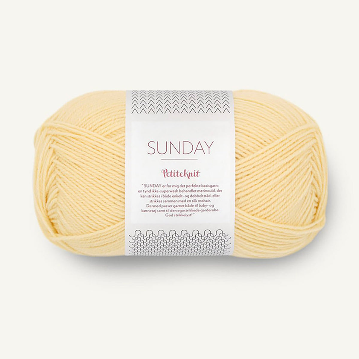 Pelote de Sunday de Sandnes Garn, collection PetiteKnit, coloris 2114 Banana