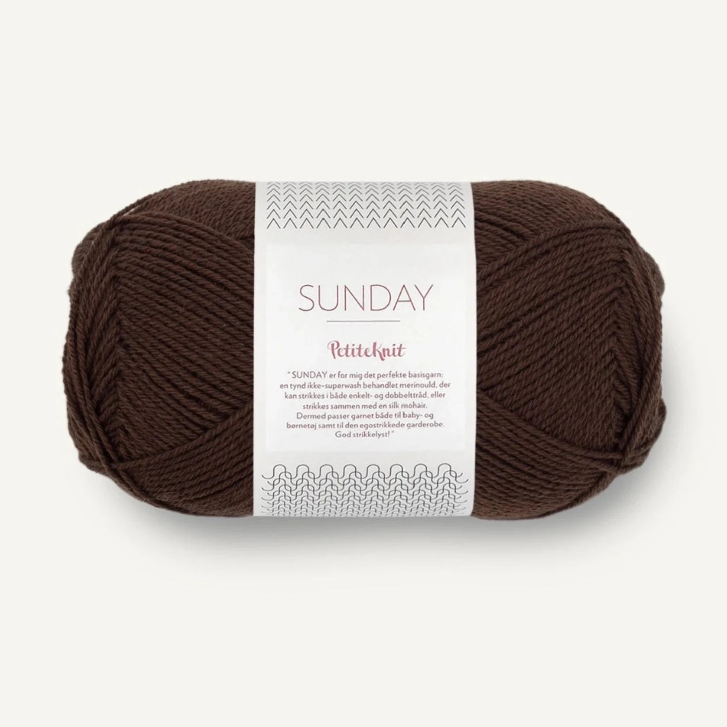 Pelote de Sunday de Sandnes Garn, collection PetiteKnit, coloris 3091 Cacao Nibs
