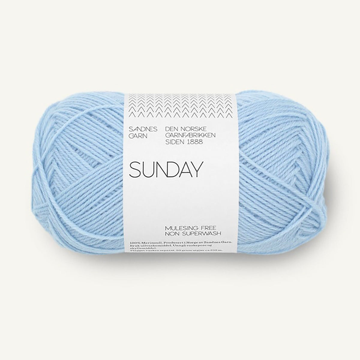 Pelote de Sunday de Sandnes Garn, coloris 5812 Brunnera Blue