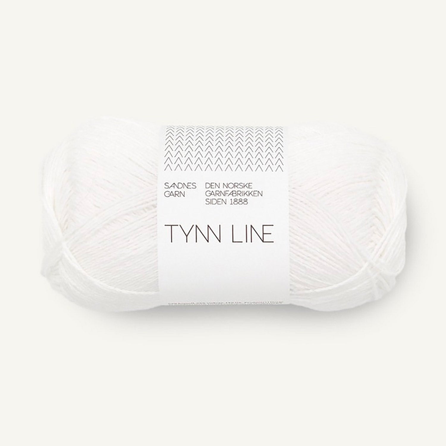 Pelote de Tynn Line de Sandnes Garn coloris 1001 True White