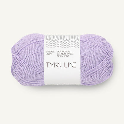 Pelote de Tynn Line de Sandnes Garn coloris 5223 Lavender