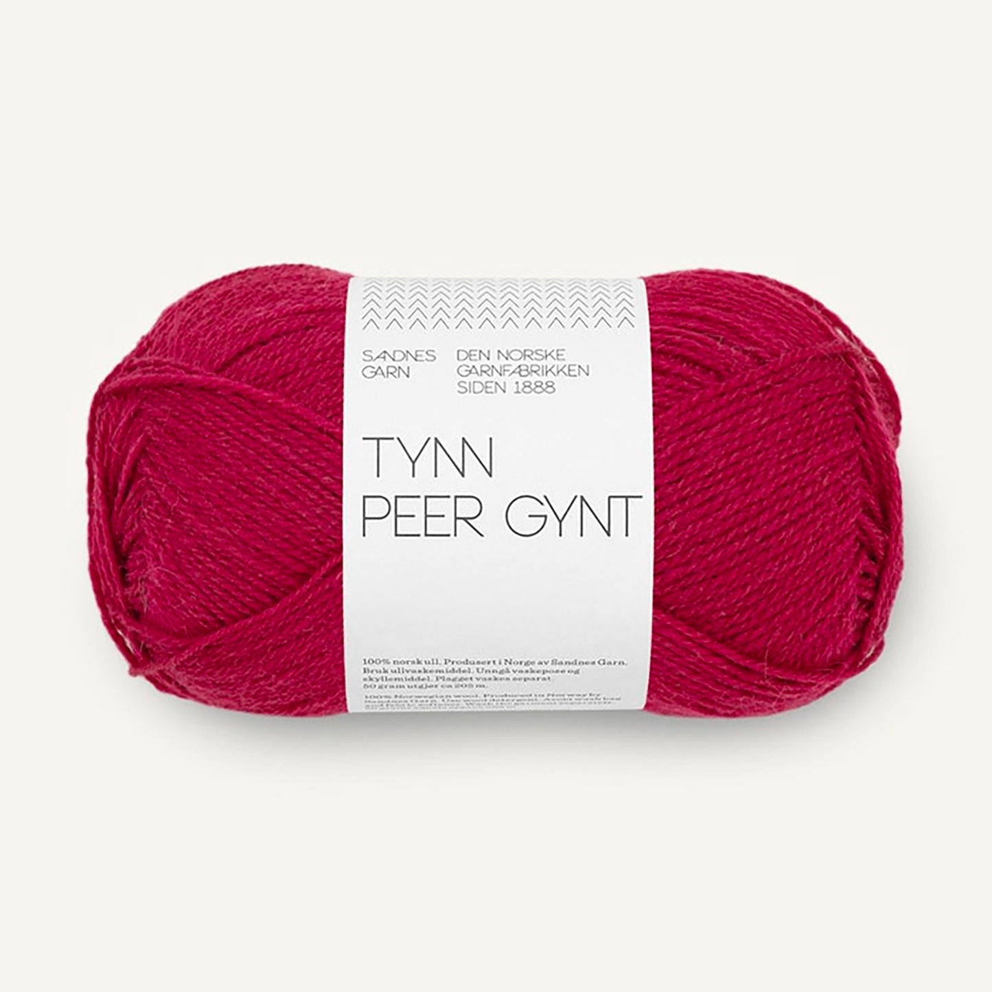 Pelote de Tynn Peer Gynt de Sandnes Garn, coloris 4255 Rumba Red
