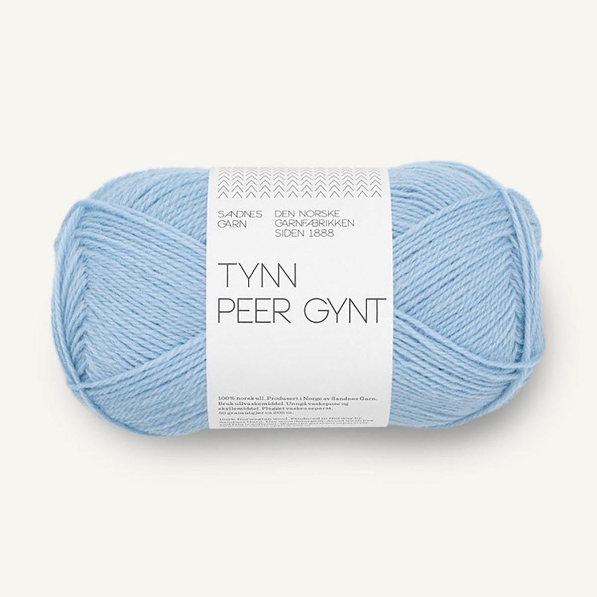 Pelote de Tynn Peer Gynt de Sandnes Garn, coloris 5812 Brunnera Blue