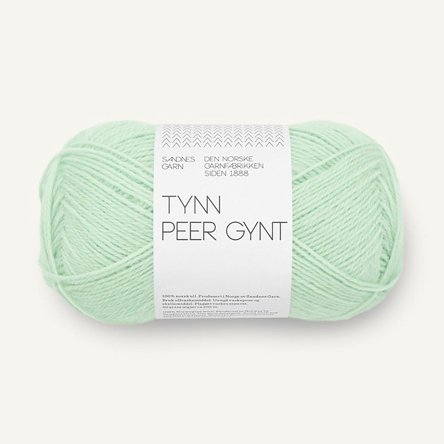 Pelote de Tynn Peer Gynt de Sandnes Garn, coloris 7911 Mint Green