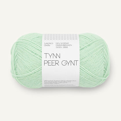 Pelote de Tynn Peer Gynt de Sandnes Garn, coloris 7911 Mint Green
