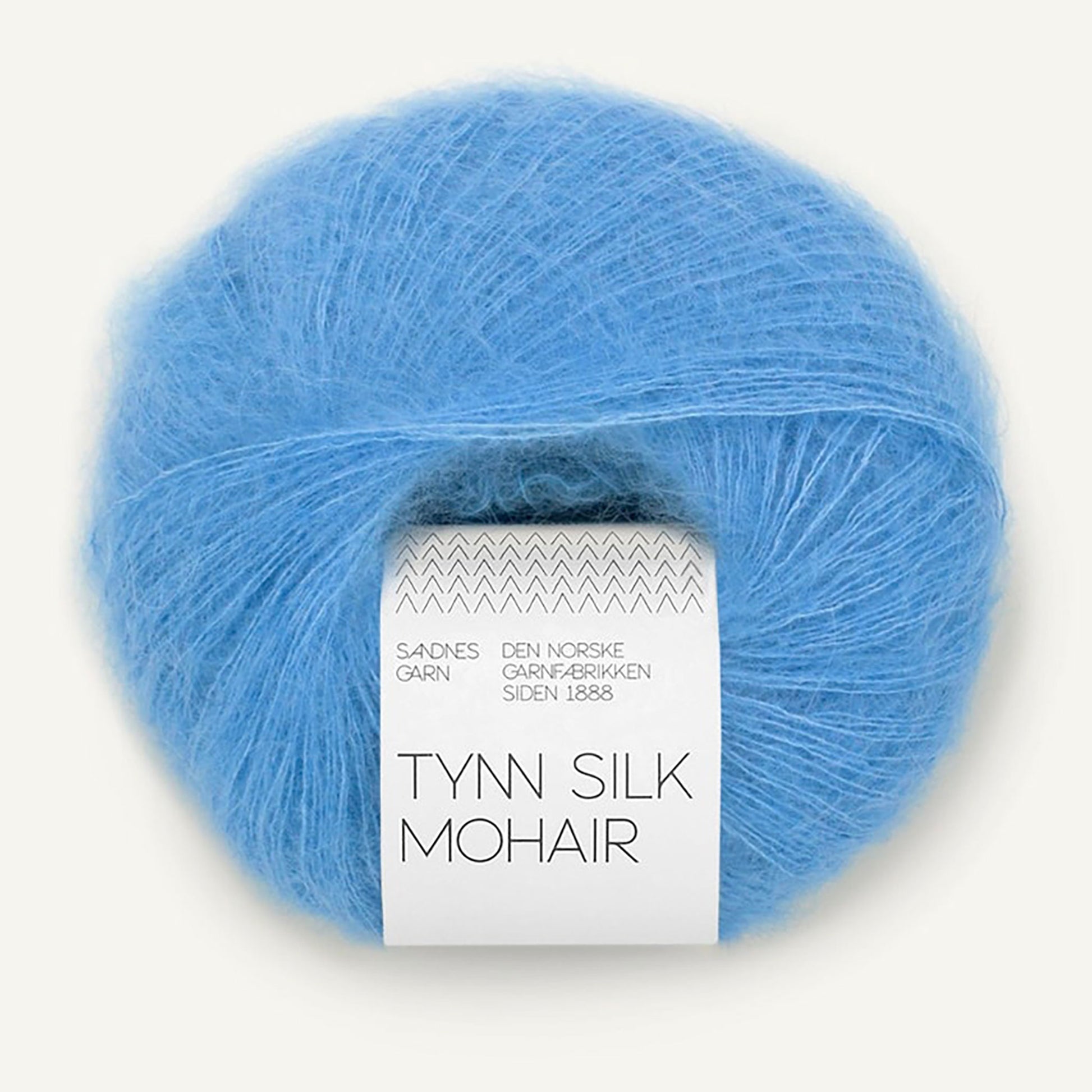Pelote de Tynn Silk Mohair de Sandnes Garn coloris 5824 Provence Blue