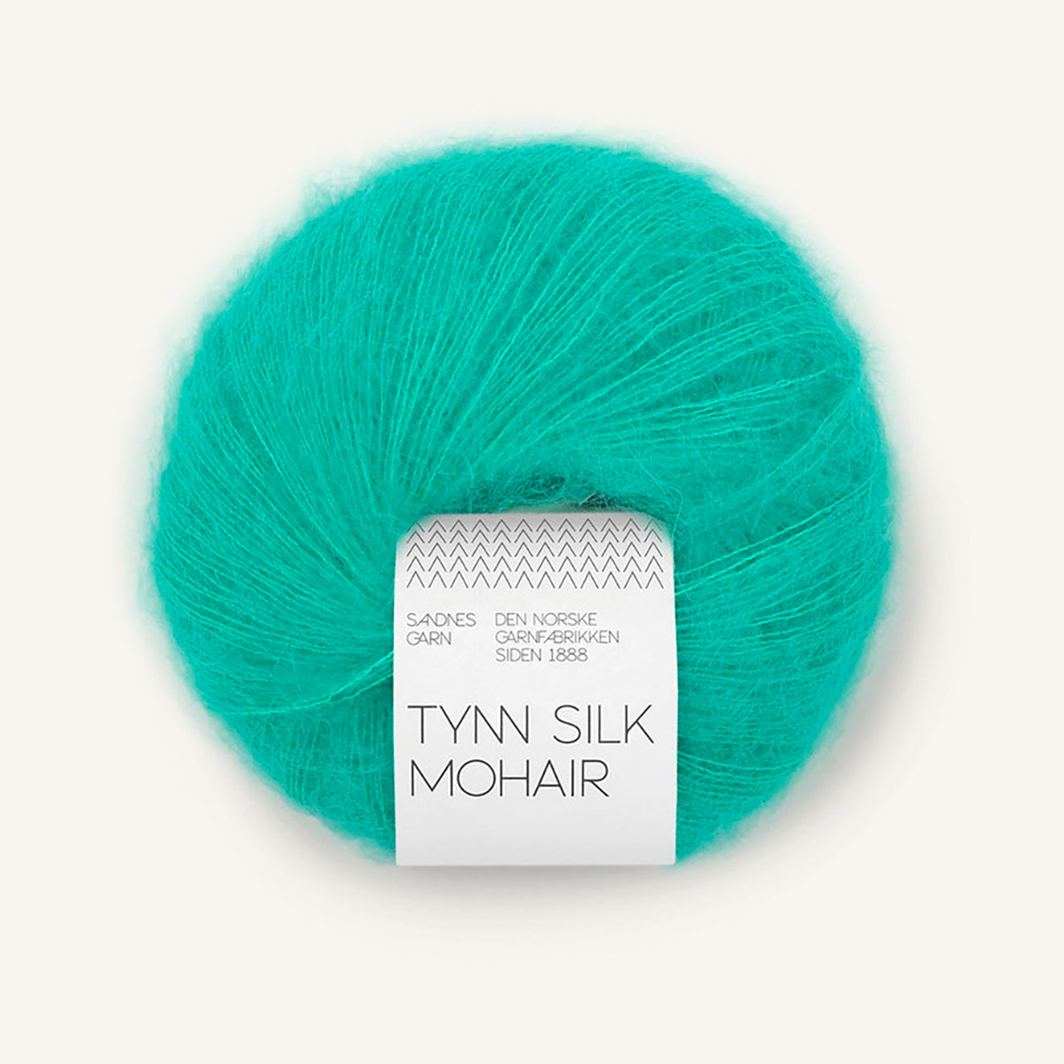 Pelote de Tynn Silk Mohair de Sandnes Garn coloris 7526 Spectra Green