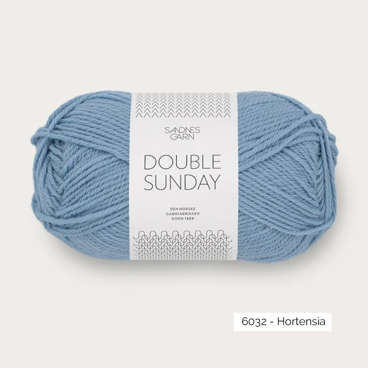 Pelote de mérinos non superwash Double Sunday de Sandnes Garn coloris 6032 Hortensia