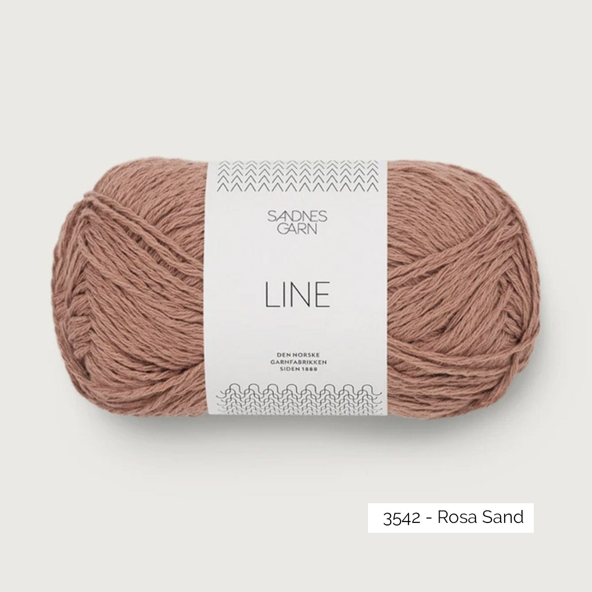 Pelote de Line de Sandnes Garn, mélange de coton, viscose de bambou et lin, coloris 3542 Rosa Sand