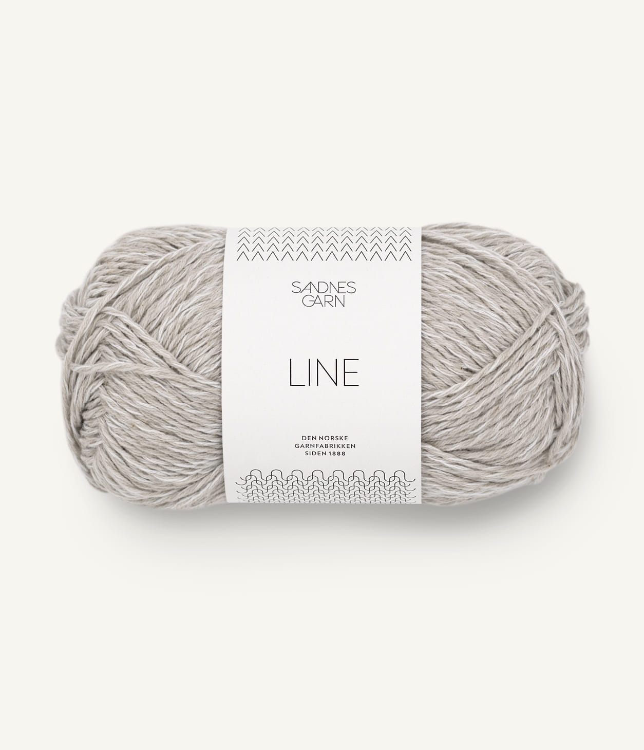 Pelote de Line de Sandnes Garn, mélange de coton, viscose de bambou et lin, coloris 3820 Pearl Grey