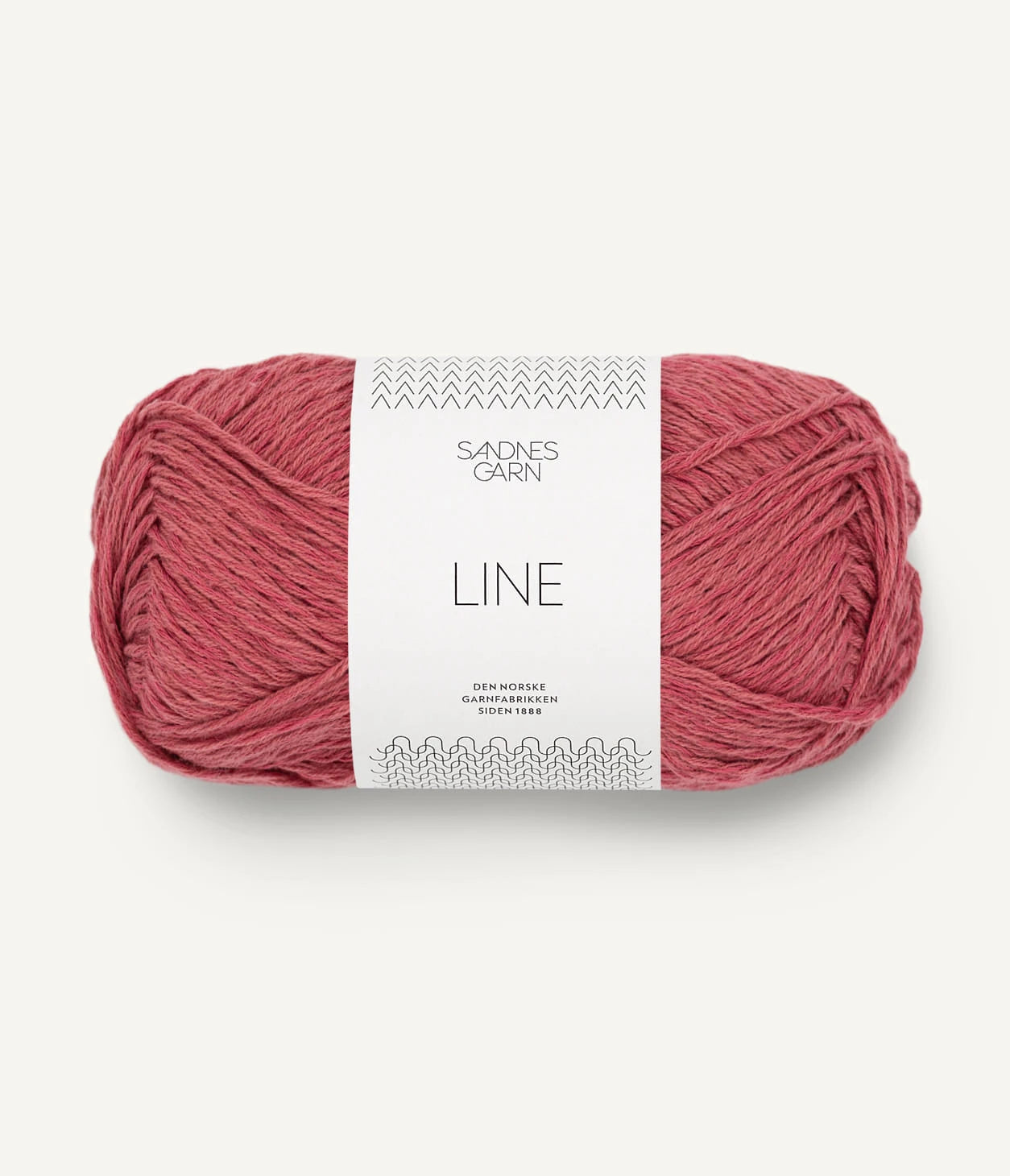 Pelote de Line de Sandnes Garn, mélange de coton, viscose de bambou et lin, coloris 4335 Raspberry